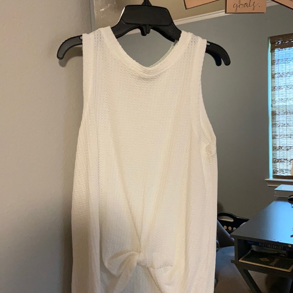 White tank top
